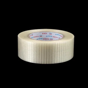 0.14mm 0.16mm Fiberglass Tape High Tensile Strength Self Adhesive Heat Resistant Seal Tape OEM Logo Customized