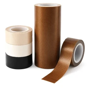 0.18mm PTFE Coated Fiberglass Tape Heat Resistant PTFE Tape for Packaging and Sealing Equipment