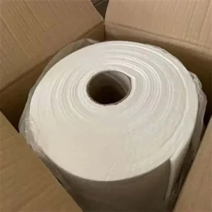 0.5-12mm Thick Ceramic Fiber Paper Low Thermal Conductivity Insulation Roll