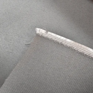 0.7mm Thickness 304 Stainless Steel Wire Silicone Coated Fiberglass Fabric Fireproof Heat Resistant Cloth