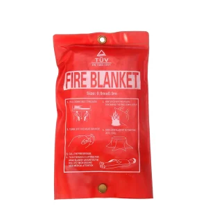 1.2M x 1.2M Insulation Fireproof Fiberglass Emergency Fire Blanket for Warehouse Use