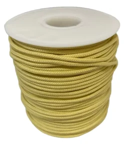 1.5mm UV Resistant Wear Retardant High Strength Aramid Fire Resistant Braided Rope Soft Cord Customized DIY Gift