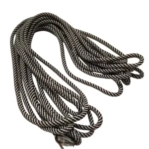 100% Polyester Double Color Sheathed Braided 6MM Round Rope for Packaging Shoelaces and Hoodie Drawstrings