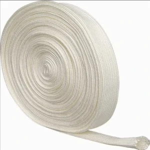 1000°C High Silica Fiberglass Sleeve Chemical & Heat Resistant Custom Cut Welding Cable Protection Tube