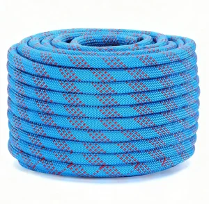 100ft Braided Polyester Arborist Rope 1 2 Inch (13mm) 48 Strands 12 Inner Core All Seasons Tree Climbing Rescue Rigging 3 4