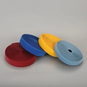 100mm Custom Eco-Friendly Elastic Loop Tape Hook and Loop Strap Washable Multi-Function for Waist Support ALK-008