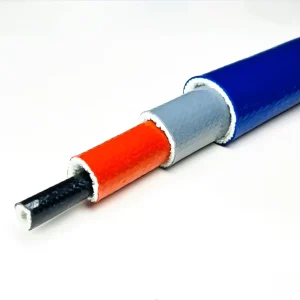 10mm 12mm Customized High Temperature Protection Firesleeve Inner Diameter Braided Fiberglass Tube Coated with Silicone