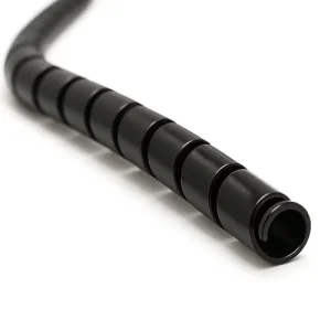 10mm Spiral Wrapping PE Sleeving for Electrical Wires Cable Protector with 4mm ID 5V Rated -20C to +80C