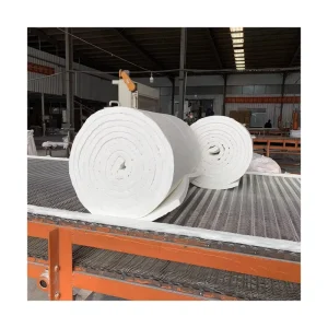 1100C Thermal High Pure Refractory Ceramic Fiber Blanket with AL2O3 47 49% Thermal Conductivity 0.12 0.2W mK