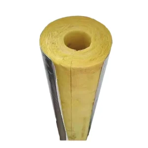 110K Fireproof Rock Wool Pipe Insulation 110g/m3 Thermal Insulation Sheet with Aluminum Foil