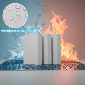 1200°C Microporous Calcium Silicate Fireproof Insulation Board Low Density Waterproof for HVAC Smoke Duct 2H Fire Protection