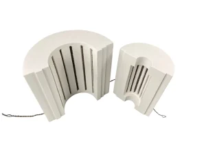1200C PECVD CVD Refractory Tube Furnace Chamber Alumina Silicate Ceramic Fiber Furnace Lining Module
