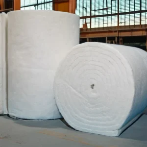 1260/1430 C Ceramic Fiber Insulation Aluminum Silicate Needle Blanket Roll 25/50mm