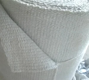 1260 /2300 F Thermal Insulated Fabric Ceramic Fiber Cloth Tape Yarn Rope with Ss Wire Reinforced