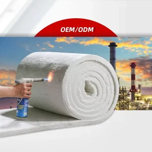 1260 Ceramic Blanket 7200 X 610 X 25mm Ceramic Fiber Blanket for Oven Insulation