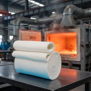 1260℃ High Density Ceramic Fiber Blankets For Pipe Furnace Insulation Superior Durability Ceramic Fiber Insulation Blanket