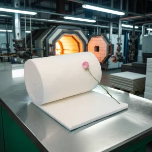 1260 High Purity Ceramic Fiber Needle Sheet Eco Friendly Formaldehyde Free for Industrial Kiln Insulation