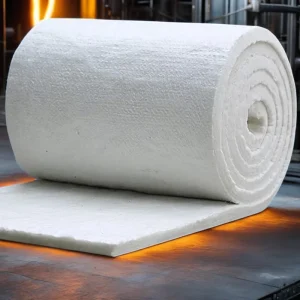 1260 Insulation Bio soluable Ceramic Fiber Blankets Refractory Insulating Ceramic Fiber Blanket With Aluminium Layer