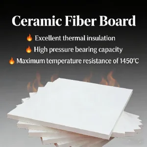 1260C 1430C Ceramic Fiber Board Fireproof Heat Insulation Board for Fireplace Pizza Oven Boiler