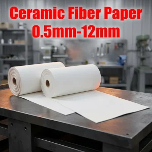 Ceramic Fiber Paper Insulation for Heat Exchanger Seal Thermal Shock Resistant Refractory Sheet Bulk Supply