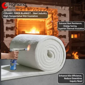 1260C Ceramic Fiber Blanket 128kg m3 High Density Refractory Wool for Industrial Kiln Lining Bulk Supply Project Grade
