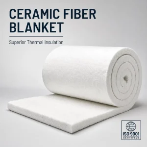 1260C Ceramic Fiber Blanket 128kg/m3 Insulation Wool High Density Ceramic Fiber Blanket for Furnace Lining Pipe Wrapping