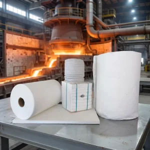1260C Ceramic Fiber Blanket Roll 1 Inch 2 Inch Thickness Fireproof Blanket Chimney Flue Gas Duct Lining K Wool Ceramic Fiber
