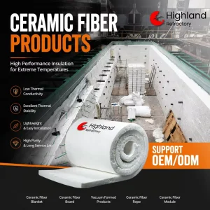 1260C Ceramic Fiber Insulation Blanket 128kg m3 High Density Refractory Wool Industrial Kiln Lining Bulk Supply Project Grade
