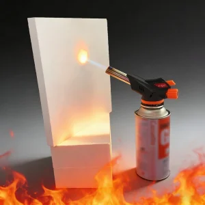 1260C Ceramic Fiberboard Refractory Insulation Board Used As a Support Layer for Furnace Lining