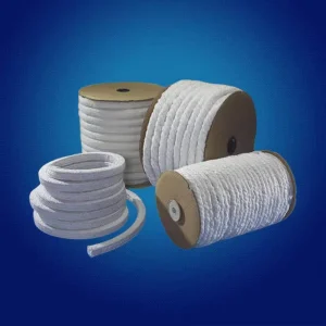 1260c Insulation Sealing and Filling Ceramic Fiber Insulation Gasket Rope Fireproof 12mm 100% Non Asbestos
