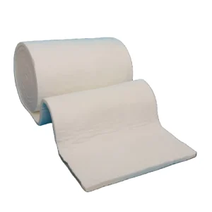 128 High Density Roll Zirconium Type Fireproof Acoustic Insulation Non Asbestos HZ Grade Ceramic Fiber Blanket ISO Certified