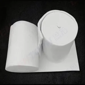 128 Kg/m3 Low Thermal Conductivity 1400 Bio Soluble Ceramic Fiber Roll Blanket for Boiler Insulation