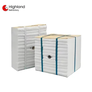 1430 Ceramic Fiber Insulation 300X300X150mm Insulation Ceramic Fiber Module for Furnace Lining