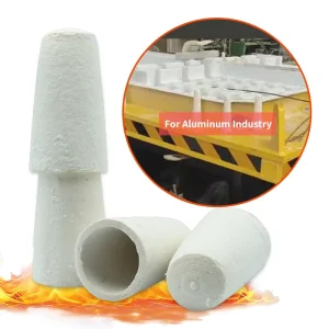 1430C RCF Ceramic Fiber Refractory Cones Plugs For EAF & Tilting Furnace With High Temperature Resistance