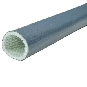 15mm Customized High Temperature Heat Resistant Glass Fiber Silicone Wire Sleeving