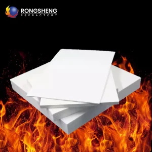 1600C 1700C 1800C Aluminium Silicate Ceramic Insulation Board 10-50mm Inorganic Ceramic Fiber Boards For Furnace Oven Lining