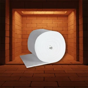 1600C High Purity Refractory Ceramic Fiber Blanket with Low Thermal Conductivity Customizable Thickness and Length
