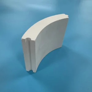 1800℃ Refractory Al2O3 Content Lining Block Groove Arc Refractory Lining Brick for Tubular Furnace