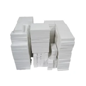 1800C High Temperature Insulation Polycrystalline Mullite Fiber Board for Industrial Furnace