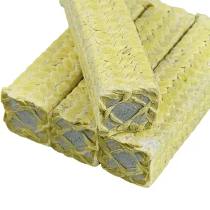 25*25mm High temperature and Abrasion resistant Aramid Fiber Block Galvanized Wiping Pad