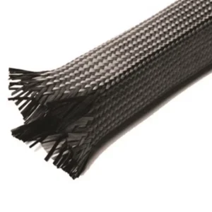25mm High Temperature Resistant Basalt Fiberglass Sleeve Fireproof Thermal Insulation Protective Sleeve for Cable Pipe