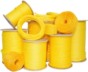 3 Strand Twisted Rope 7mm PP Packaging Rope