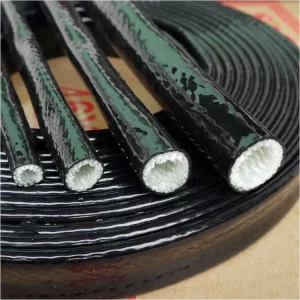 30-55mm Heat Resistant Silicone Coated Fiberglass Tube High Temperature Resistance Hose Fire Proof Sleeve