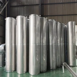 304 Stainless Steel Chimney Pipe Boiler Chimney Pipe Double Wall Insulated Chimney Pipe Sizes can be customized