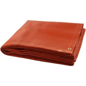 32 oz Silicone Coated Fiberglass Welding Blanket for Welder Spark