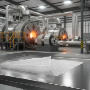 3732 E Glass Fiberglass Fabric PTFE Coated Alkali Free Twill Woven Heat Press Release Cloth 550 Fire Barrier