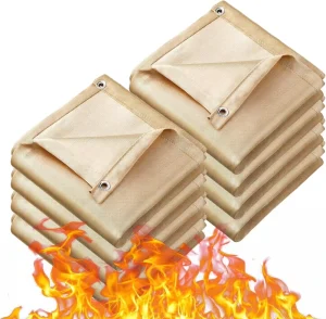 4′ x 6′ Heavy Duty Fiberglass Fireproof Welding Blanket Bulk Flame Resistant Fire Retardant Fire Protection Blanket
