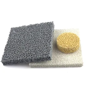 40 50 60 10 20 30 PPI Silicon Carbide Ceramic Foam Filter Porous Ceramic Filter