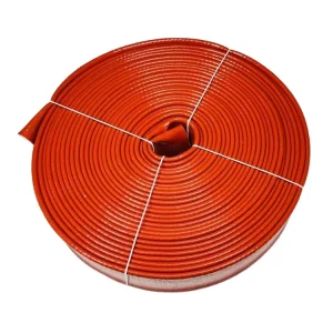 40mm Silicone Coated Fibreglass Fire Protective Heat Shield Sleeve