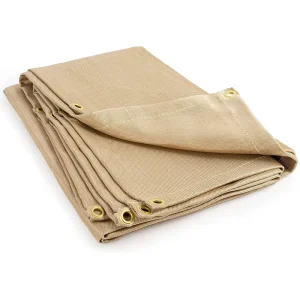 4ft*4ft High Temperature Flame Retardant Fire Blanket Welding Protective Isolation Fireproof Blanket